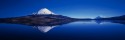 Chile, Lago Chungara mit Parinacota 6330m+Sajama 6542m